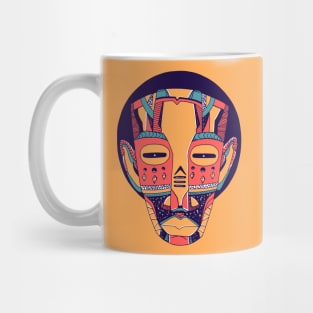 Retro Triad African Mask No 3 Mug